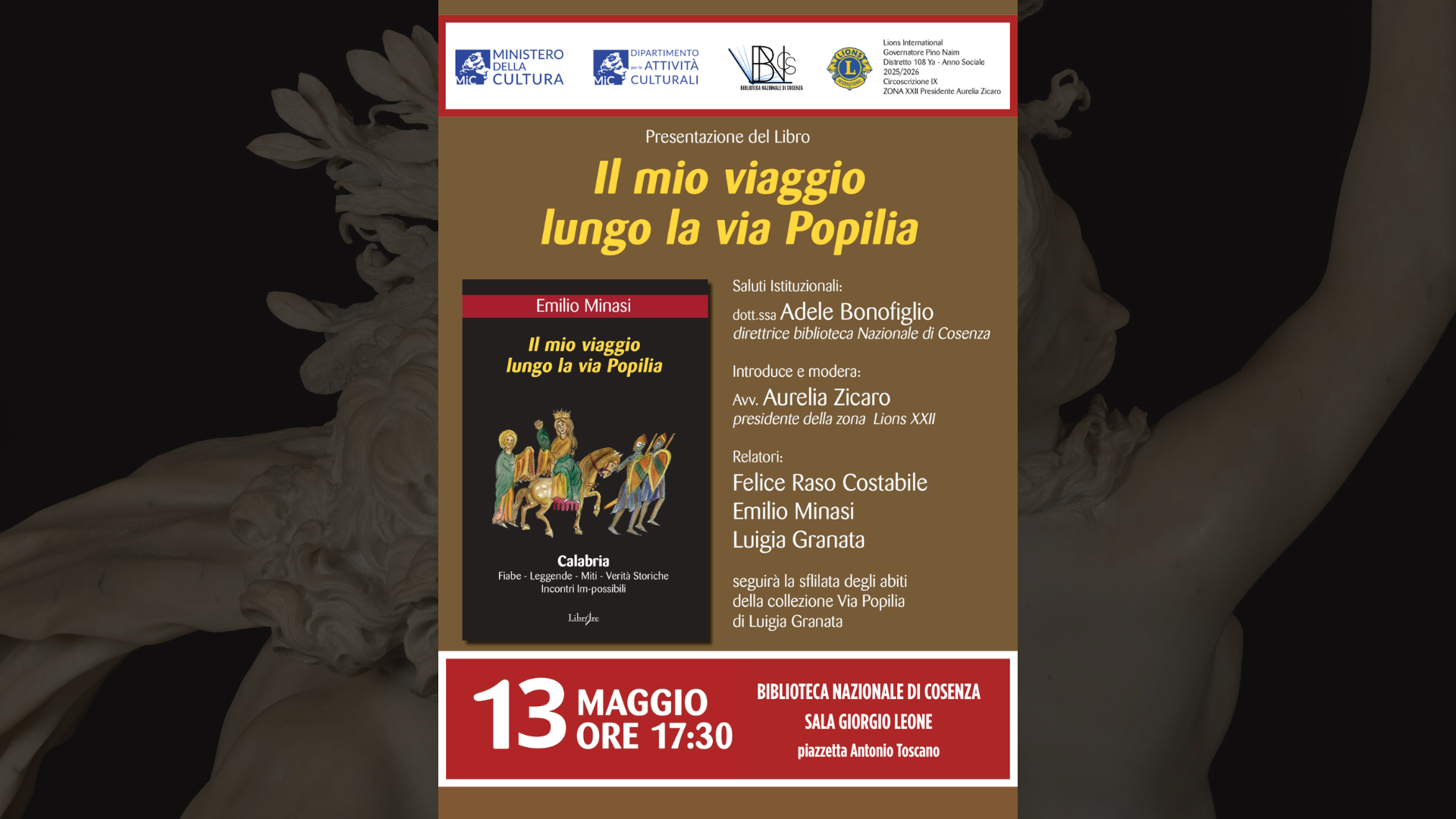 “Il mio viaggio lungo la Via Popilia” di Emilio Minasi